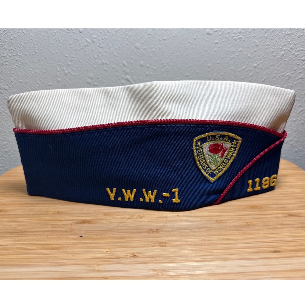 WW1 Veterans South Orange Coast California Lancaster Garrison Cap Mens 7 1/2